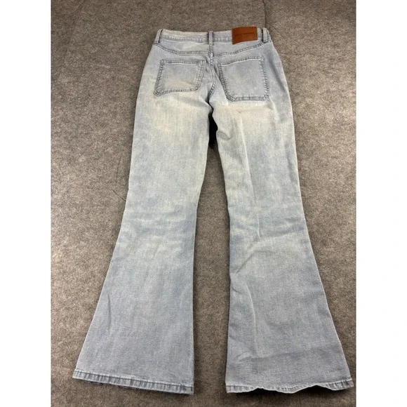 Lucky Brand Stevie Jeans Womens 2/26 Light Wash High-Rise Flare Retro Hippie 70s - Picture 10 of 10